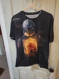 Star Wars Mandalorian Boba Fett Kids Size XXL Short Sleeve Graphic T-Shirt - Picture 1 of 7