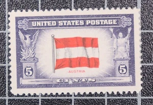 Scott 919 - 5 Cent Österreich postfrisch - PSE Zertifikat Klasse 98 - SCV - $ 35,00 - Bild 1 von 2