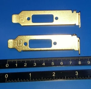 Lot of 2 Low Profile SFF Brackets NVIDIA NVS 290 300 315 Video Graphics Card - Picture 1 of 1