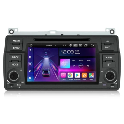 64GB Android 13 Autoradio GPS Für BMW 3er E46 M3 Rover 75 MG ZT CarPlay DAB+Wifi - Bild 1 von 4