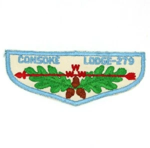 F1 First Flap FF Consoke Lodge 279 Flap Elgin Area Council Patch Scouts BSA IL - Picture 1 of 2