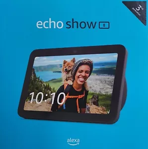 Amazon Echo Show 8 (3rd Gen) Smart Display Hub Speaker | Charcoal - Picture 1 of 4