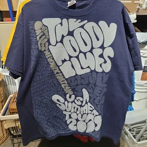 The Moody Blues 2009 USA Summer Tour T Shirt Anvil Men's Size XL - Picture 1 of 4