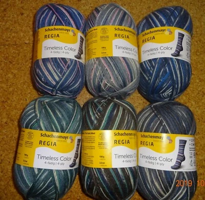 74,50 €/1 kg Regia 4-fach Timeless Color Sockenwolle 100 g Schurwolle Polyamid  - Bild 1 von 2