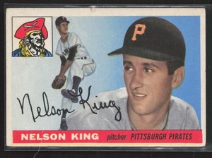 1955 Topps #112 Nelson King - EX/EX+ Set Break! RC - Picture 1 of 2