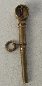 Reloj de Bolsillo Victoriano Antiguo Usado Oro Estilo Trinquete Cuerda Llave N13 - Imagen 1 de 5