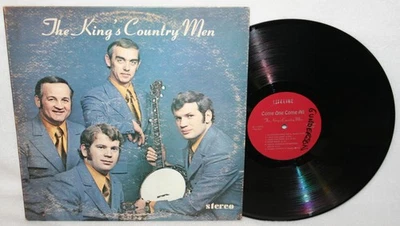 THE KINGS COUNTRY MEN Come One Come All LP Rare NEW JERSEY Gospel Bluegrass - Image 1 of 4