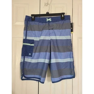 Art Class size 18 boys blue striped swimming trunks new with tags - Picture 1 of 6