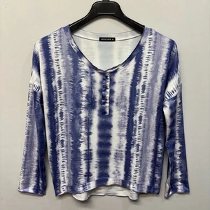 Camicia top blusa donna manica lunga David Cline taglia media D015 -25 - Foto 1 di 16