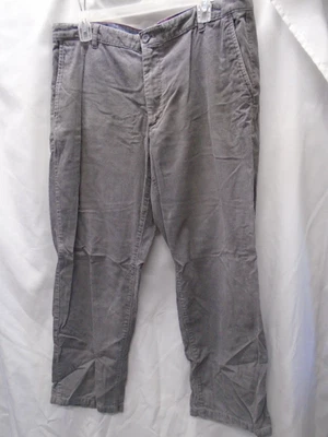 Pantalones gris pana Izod calce recto para hombre talla 36 x 29 Foto 1 de 4
