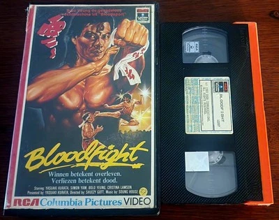 Bloodfight (1989) PAL Dutch VHS VERY RARE Yasuaki Kurata Bolo Yeung Simon Yam - Image 1 of 4