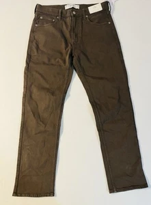 NEW Hollister Men's Brown Slim Straight Leg Jeans Stretch 29x30 - Picture 1 of 9