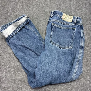 Mens 36X30 ( FIT 34X30 ) REDHEAD Flannel Lined Relaxed Fit Denim Jeans Pants - Picture 1 of 9