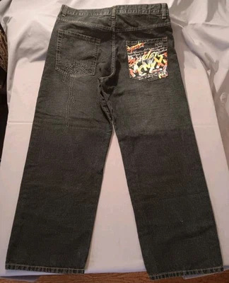 Mens 40x32 KANI GOLD Retro Graffiti Jeans - Image 1 of 4