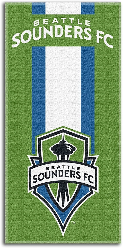 Seattle Sounders FC MLS Zone Read Poly/Cotton 沙滩毛巾 30 x 60 — 第 1/1 张图片