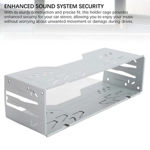 For ISO 1DIN Car Stereo Radio Installation Cage Single Din Stereo Radio Fitting - Picture 1 of 12