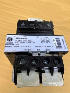 Transformador de control GE 9T58K2802 0,050 KVA 1 fase 240/480 V 120/240 V nuevo caja abierta - Imagen 1 de 5