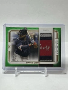 DAVID ORTIZ - 2023 Topps Definitive Green Game-Used Jumbo Relic /25 #DJR-CSA - Picture 1 of 2