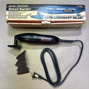 Sears Craftsman Detail Sander 911600 Finish Sander Vtg Made In USA - Picture 1 of 13