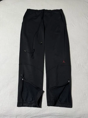 Pantalones de chándal Jordan para hombre 2XL negros atléticos calentamiento poliéster *Leer descripción Foto 1 de 4
