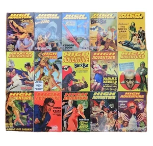Lot Of 15 High Adventure Pulp Graphic Novels #61 63 65 67 70 78 85 86 89 93 101 - Picture 1 of 12