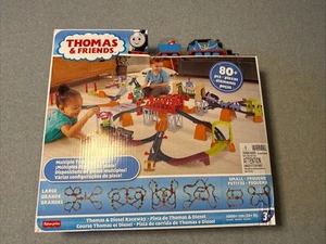 Fisher-Price Thomas & Friends/Thomas & Diesel Raceway Train Set 80 Pc - Picture 1 of 7