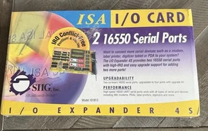 SIIG ISA I/O Card 16550 Serial Port Expander New Vintage Model 1O1813 - Picture 1 of 7