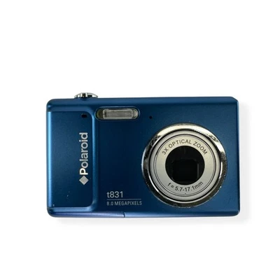 Polaroid t831 Digital Camera Blue No Battery Untested Parts Only - Image 1 of 4