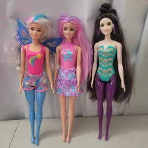 Barbie Fashion Doll Color Reveal Lot Confetti Party, Rainbow And Balloon Animals - Picture 1 of 5