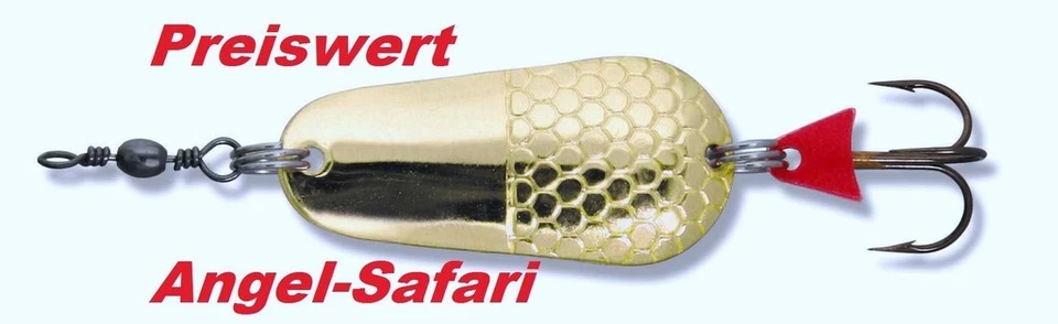 Classic Spoon Blinker Gold  6 - 45 gr.fängig für Hecht, Barsch, Forelle, Zander - Bild 1 von 1