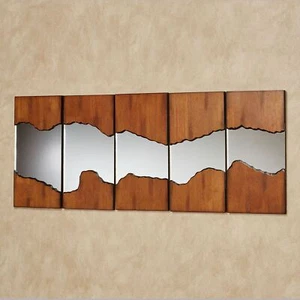 Canyon Horizons Mirrored Wall Art Regal Walnut Southwest Decor - Picture 1 of 1