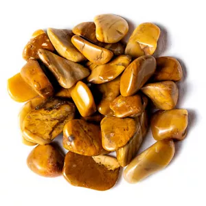 50g Tumbled Yellow Jasper Gemstone Crystals 15-35 Stones Gems Rocks Specimens - Picture 1 of 4