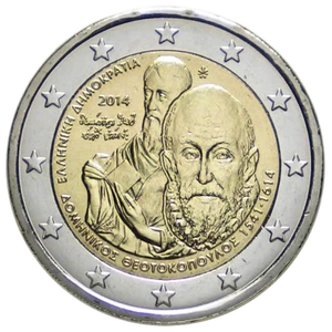 2 euro comm. Grecia 2014 -  Il Greco - Imagen 1 de 1