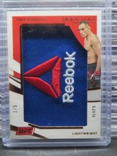 2021 Immaculate Collection UFC Tony Ferguson Jumbo Hats Reebok Logo Patch #1/5