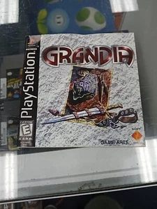 Grandia (Sony PlayStation 1, 1999) PS1 Handbuch NUR Falten und rostige Klammer - Bild 1 von 5