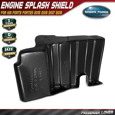 Protector contra salpicaduras de motor inferior para pasajero para Kia Forte Forte5 2015 2016 2017 2018 Foto 1 de 4