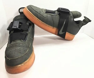 Size 9.5 - Men's Nike Air Force 1 Low Utility Sequoia Sneakers  - Picture 1 of 10