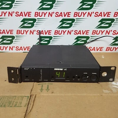 Shure UC4-UA 782-806MHz Wireless Microphone Receiver w/ Antenna - NoPwrCrd -USED - Image 1 of 4
