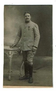 photographie CDV Militaire  Moïse LEMAUNIER Guerre 1914 1918 médaille - Picture 1 of 2