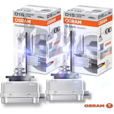 2x OSRAM D1S 66140 XENARC XENON LAMPE CLC ORIGINAL & NEU LED STYLE 2025 - Bild 1 von 3