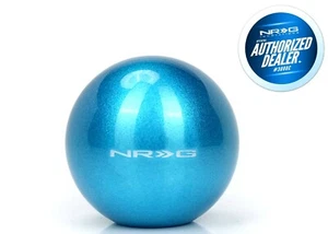 NEW NRG BALL ROUND TEAL WEIGHTED SHIFT KNOB UNIVERSAL SK-350TL - Picture 1 of 1