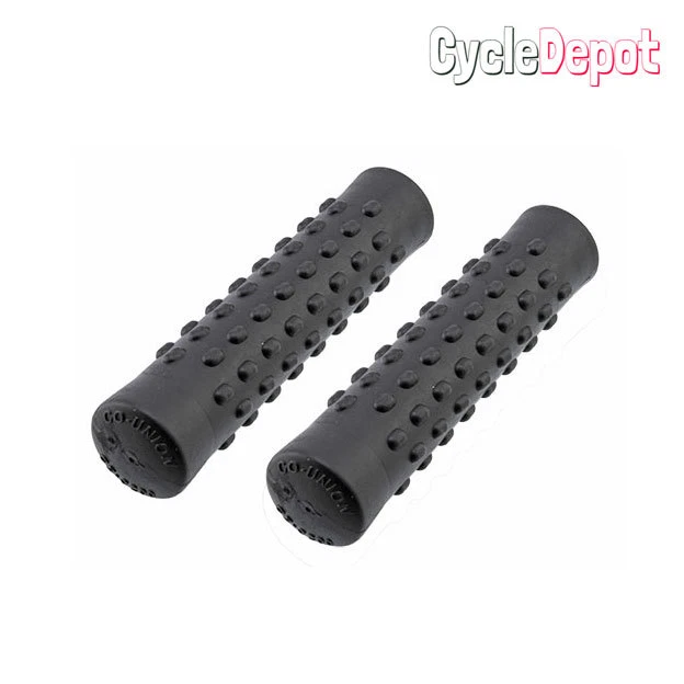 Empuñaduras suaves para bicicleta de montaña MTB punto elíptico negras empuñaduras negras 163824 Foto 1 de 1