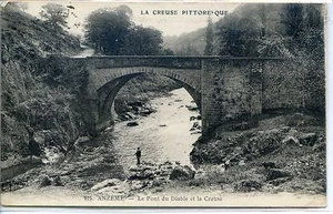 CP 15 Cantal - Anzème - Le Pont du Diable et la Creuse - Picture 1 of 2