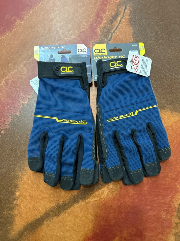 2 guantes de trabajo personalizados Leathercraft 126X Workright Xtracoverage agarre flexible Foto 1 de 1