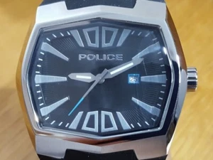 Reloj analógico para hombre XXL negro silicona Police Axis 13834JS/02 fácil lectura fecha - Imagen 1 de 8