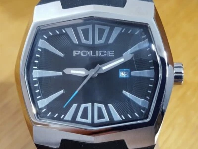 Reloj analógico para hombre XXL negro silicona Police Axis 13834JS/02 fácil lectura fecha Foto 1 de 4