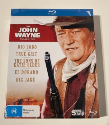 The JOHN WAYNE Collection - Blu-Ray - Rio Libo, True Grit, El Dorado, NEW SEALED - image 1 of 4