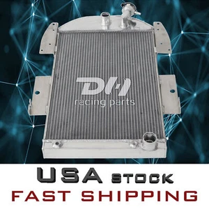 Full Radiator For 1934-1936 1935Chevy Pickup Truck Chevrolet 3.4L 207CU I6 3Row - Foto 1 di 5