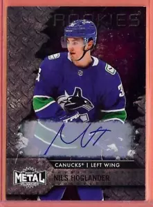 2020-21 SKYBOX METAL UNIVERSE NILS HOGLANDER RC AUTO 087/199!! - Picture 1 of 1