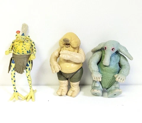 VTG Star Wars - Sy Snootles, Droopy McCool & Max Rebo Band Lot Kenner ROTJ 1983 Cover